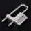 Adjustable Cabinet Combination Padlock Silver For School Combination Lock 3