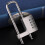 Adjustable Cabinet Combination Padlock Silver For School Combination Lock 4