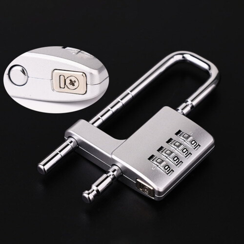 Adjustable Cabinet Combination Padlock Silver For School Combination Lock 1