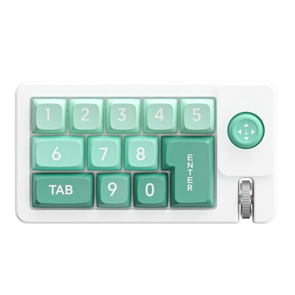 Rgb Hotswappable Mechanical Gaming Keyboard With Macro Keys And Joystick, Wired Green 9347817543896