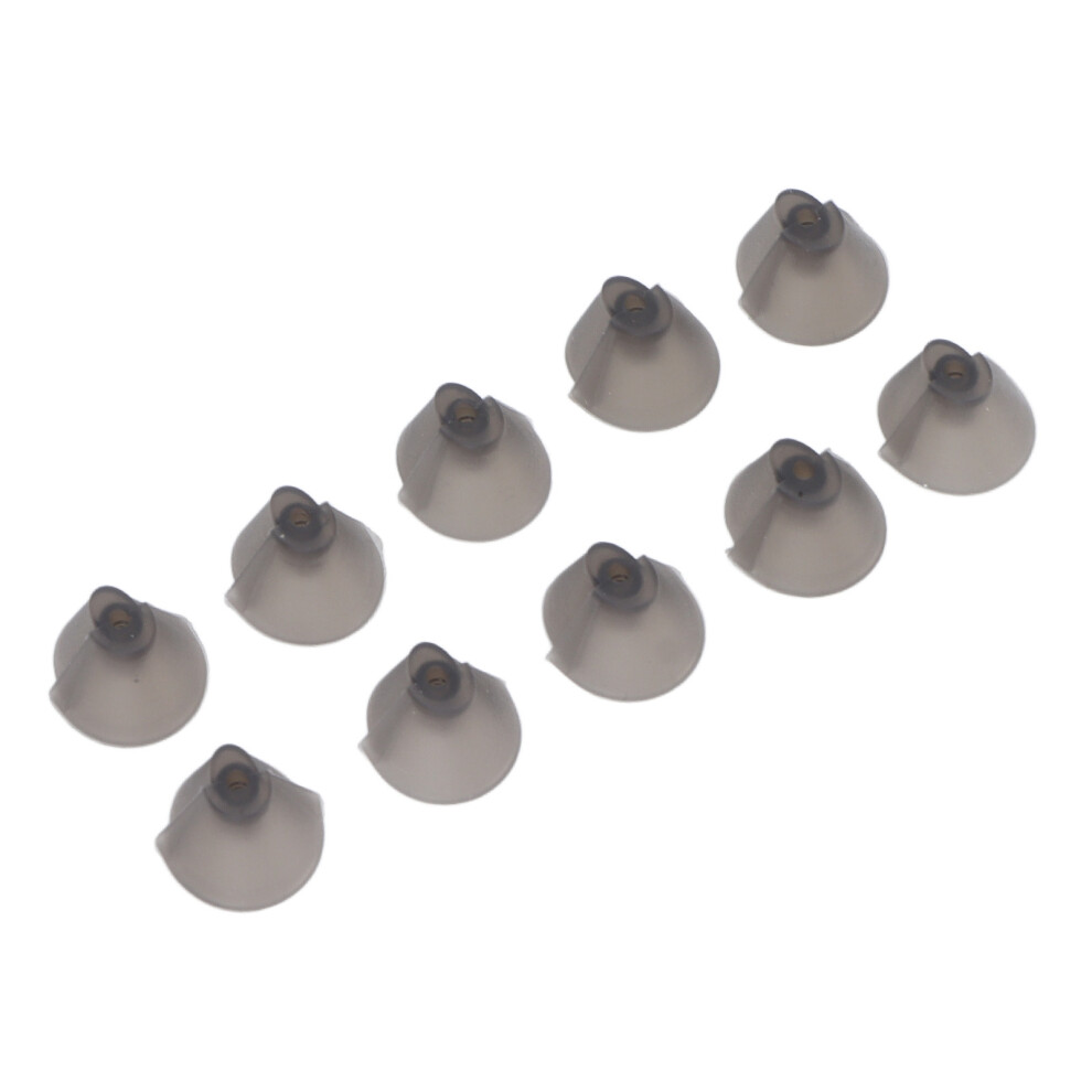 Detachable Hearing Aid Eartips - 10pcs Soft Silicone Static-Free Design