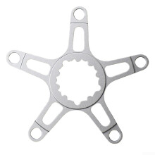 Lightweight Chainring Crank Adapter 6061 Aluminum 110BCD 130BCD Compatible 130BCD Silver Color