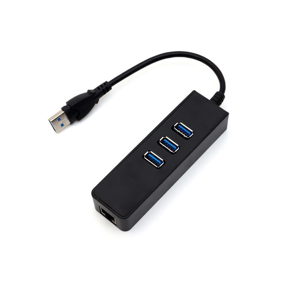 Usb 3.0 To 1000Mbps Gigabit Ethernet Adapter Rj45 3 Ports Usb3.0 Wired Network Hub 8581600652605