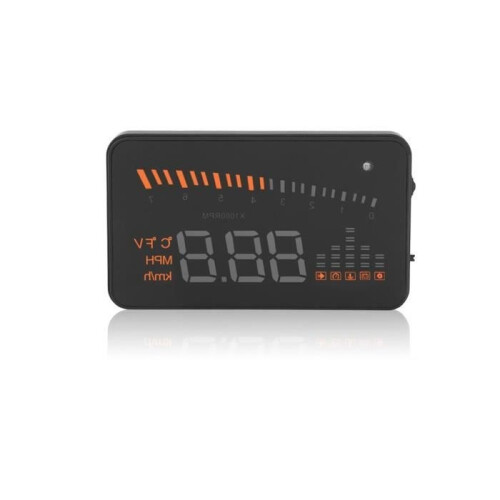 X5 HUD Alarm 3" Head Up Display Warning System Windshield Speed Display Kit -LAV 1