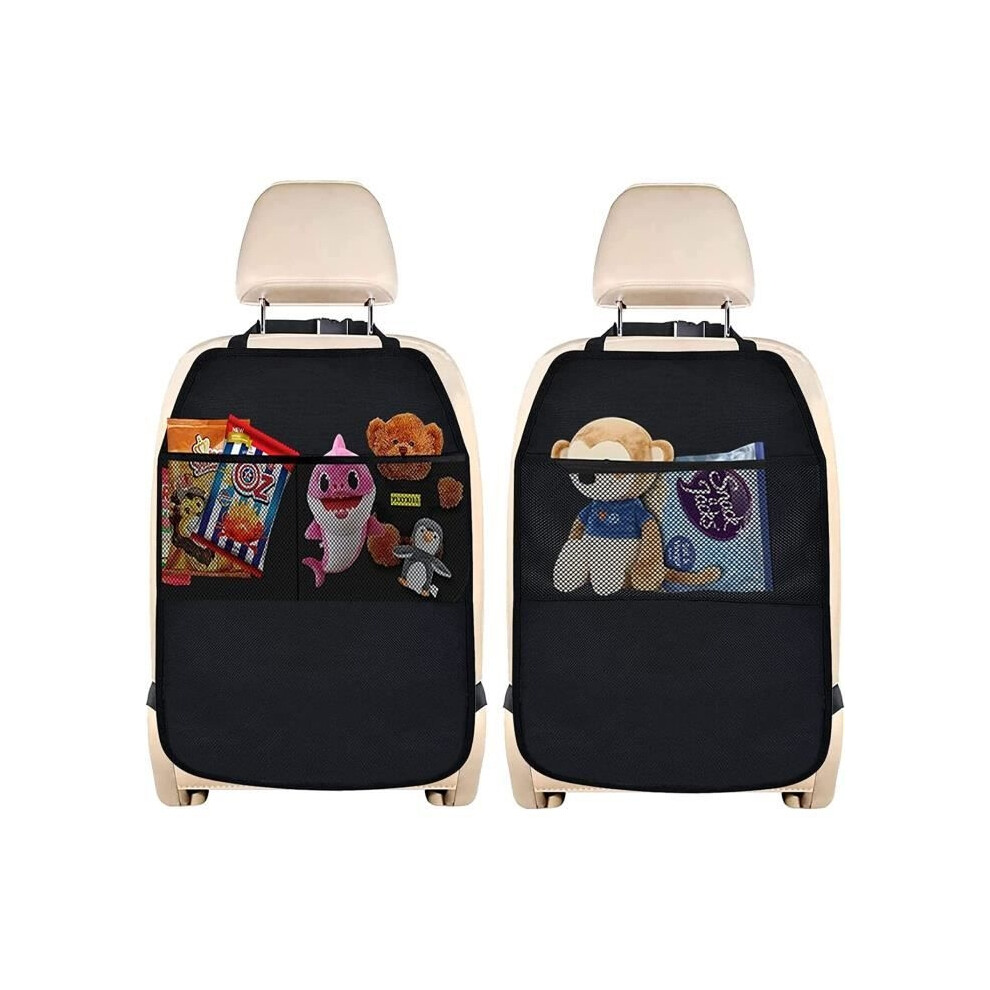 Child Car Seat Protector, 2Pcs Car Seat Organizer, Car Back Seat Protector Organizer With 2 Pockets 8581600652926