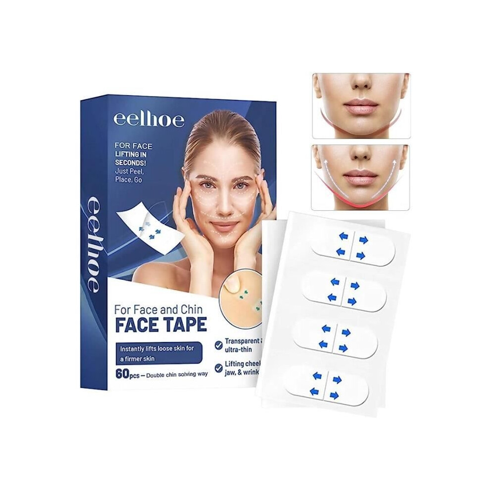 Aihontai Invisible Face Tape - Face Tape For Wrinkles, Face Neck Lift Tape, Face Patch