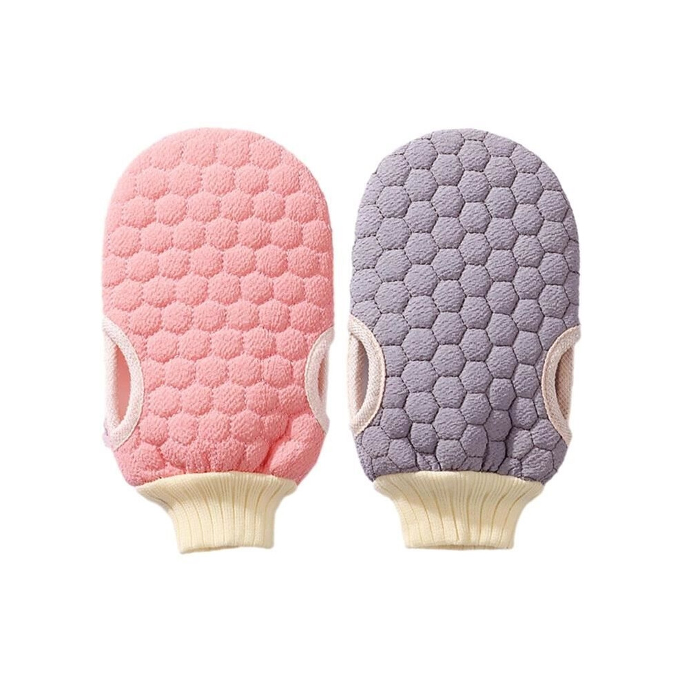 Aihontai 2Pcs Body Exfoliating Glove, Body Exfoliating Glove Hair, Exfoliating Glove Removes Dead Skin Cells - Exfoliating Washcloth