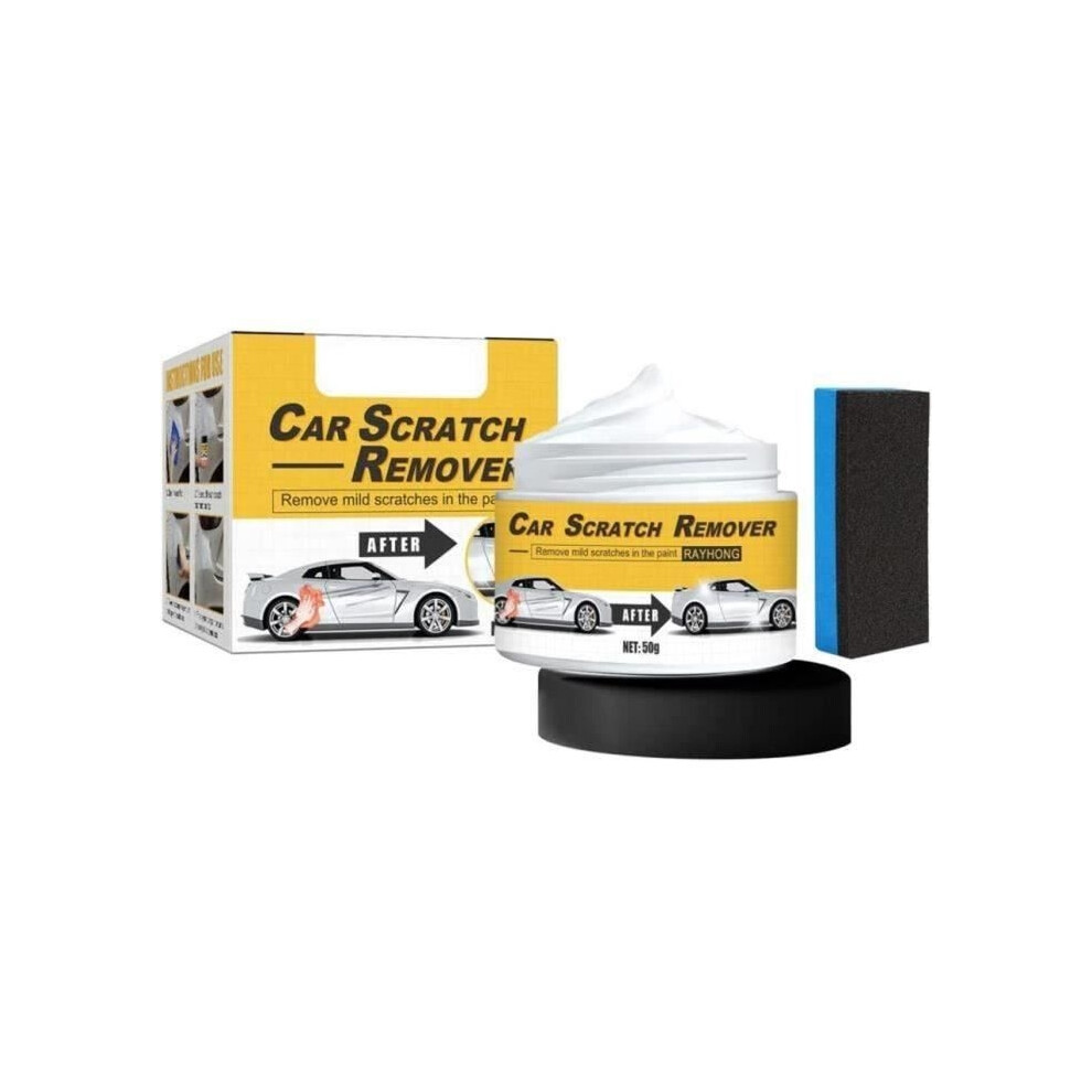 1Pcs Car Scratch Remover, Deep Car Scratch Remover With Cleaning Sponge Easily Repair Paint Scratches Re 8581600654104
