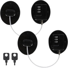 2Pcs Refrigerator Lock with Code, Fridge Padlock, Fridge Door Lock, Fridge Lock, for Refrigerator, Doors and Drawers, Windows