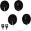 2Pcs Refrigerator Lock with Code, Fridge Padlock, Fridge Door Lock, Fridge Lock, for Refrigerator, Doors and Drawers, Windows 1