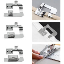 3PCS Rolled Hem Presser Foot Sewing Rolled Hem Foot Presser Foot Rolled Hem Presser Foot Sewing Machine Presser Foot