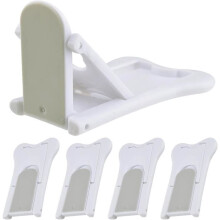 5 Sliding Door Locks, Window Locks without Drilling, Safety Lock for Door Window Closet Use