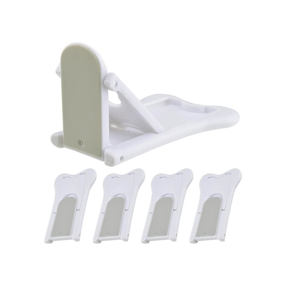 5 Sliding Door Locks, Window Locks Without Drilling, Safety Lock For Door Window Closet Use Aihontai