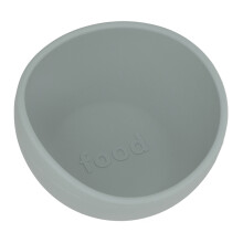 Ciotola per bebè in silicone antiscivolo verde militare 6x12x12 cm