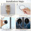 2Pcs Refrigerator Lock with Code, Fridge Padlock, Fridge Door Lock, Fridge Lock, for Refrigerator, Doors and Drawers, Windows 4