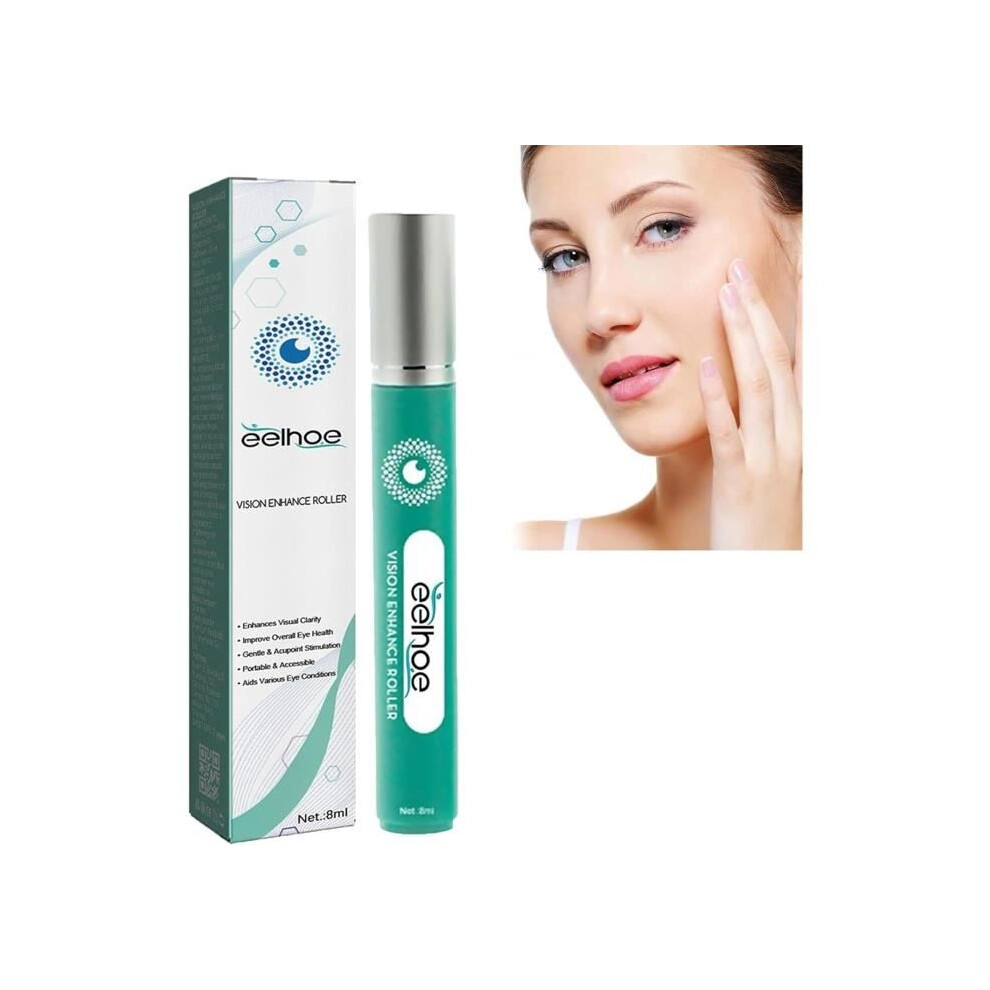 Aihontai Vision Enhance Roller Vision Enhance Roller,Improves Visual Clarity, Relieves Eye Strain And Relieves Dryness