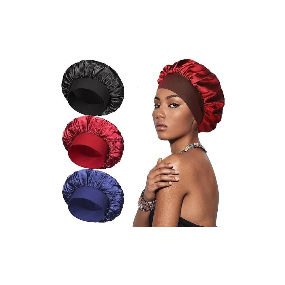 Aihontai Silk Satin Sleeping Caps, Soft And Comfortable Silk Sleep Cap, Satin Night Cap For Hair Care For Bedroom