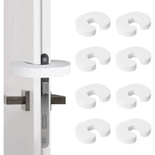 Baby Door Stop, 8 Pcs Anti Finger Pinch Wedge for Safety Window, Baby Safety Door Shock Absorber Foam Door Stopper, Finger Protection