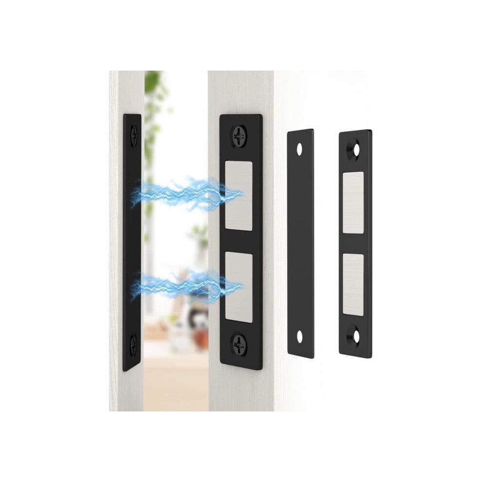 2Pcs Thin Magnet Door Closet Powerful Magnetic Door Catch For Cabinet Door,Magnet Closure For Sliding Door 8581600656436
