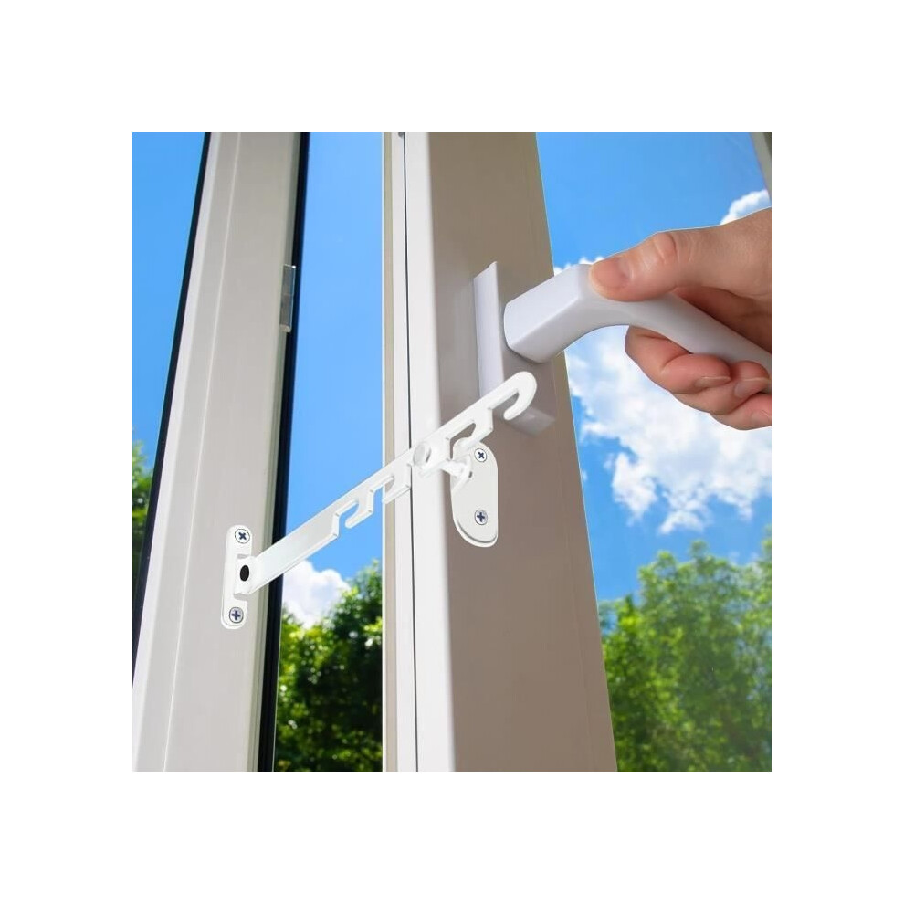 Adjustable Window Restrictor, Baby Window Restrictor, Window Restrictor Without Drilling, Window Safety Lock Aihontai