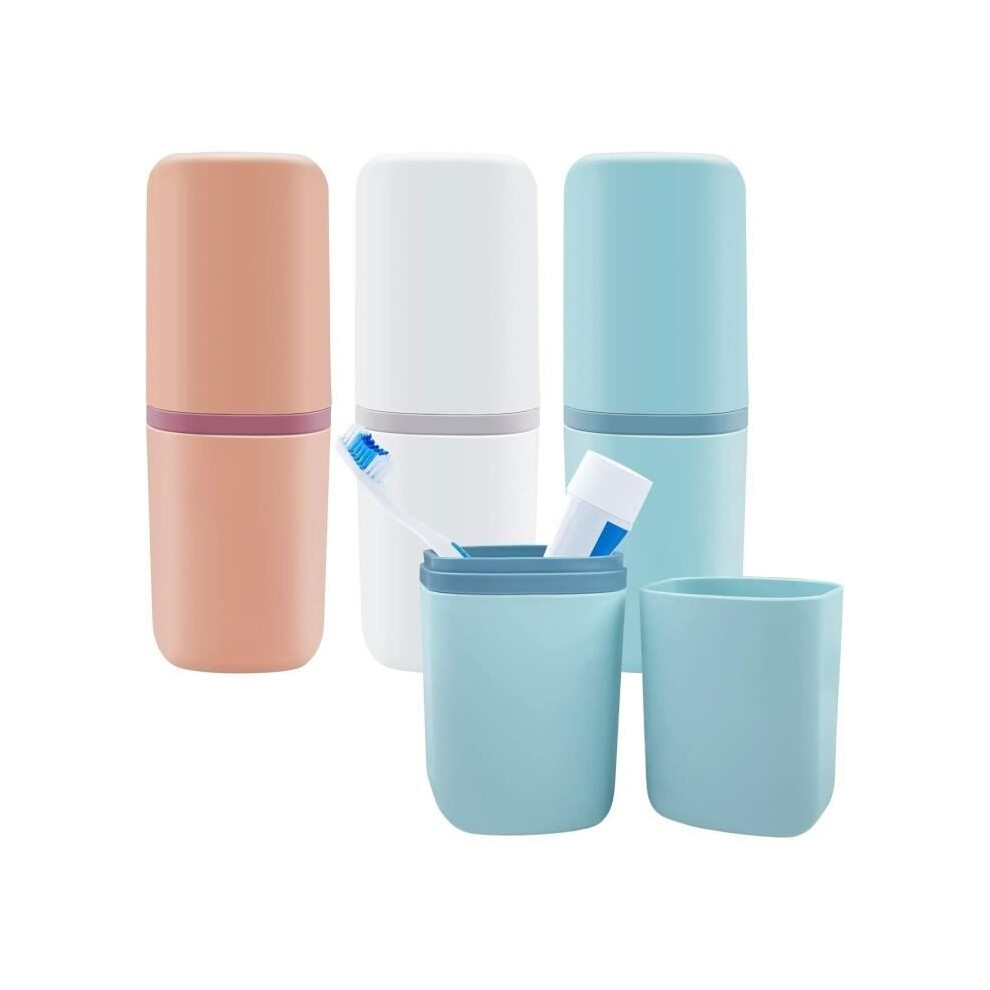 Aihontai Pieces Travel Toothbrush Case, Plastic Travel Toothbrush Cover, Portable Travel Toothbrush Case