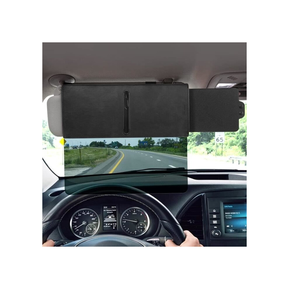 Car Sun Visor Extension, Adjustable Front Car Sun Visor Extender, Anti-Glare Protection For Cars, Vans Aihontai