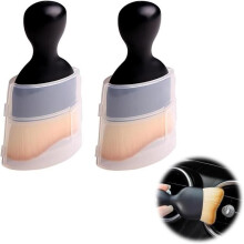 Car Interior Cleaning Kit, 2 Pieces Car Interior Dust Brush, Soft Interior Cleaning Brush
