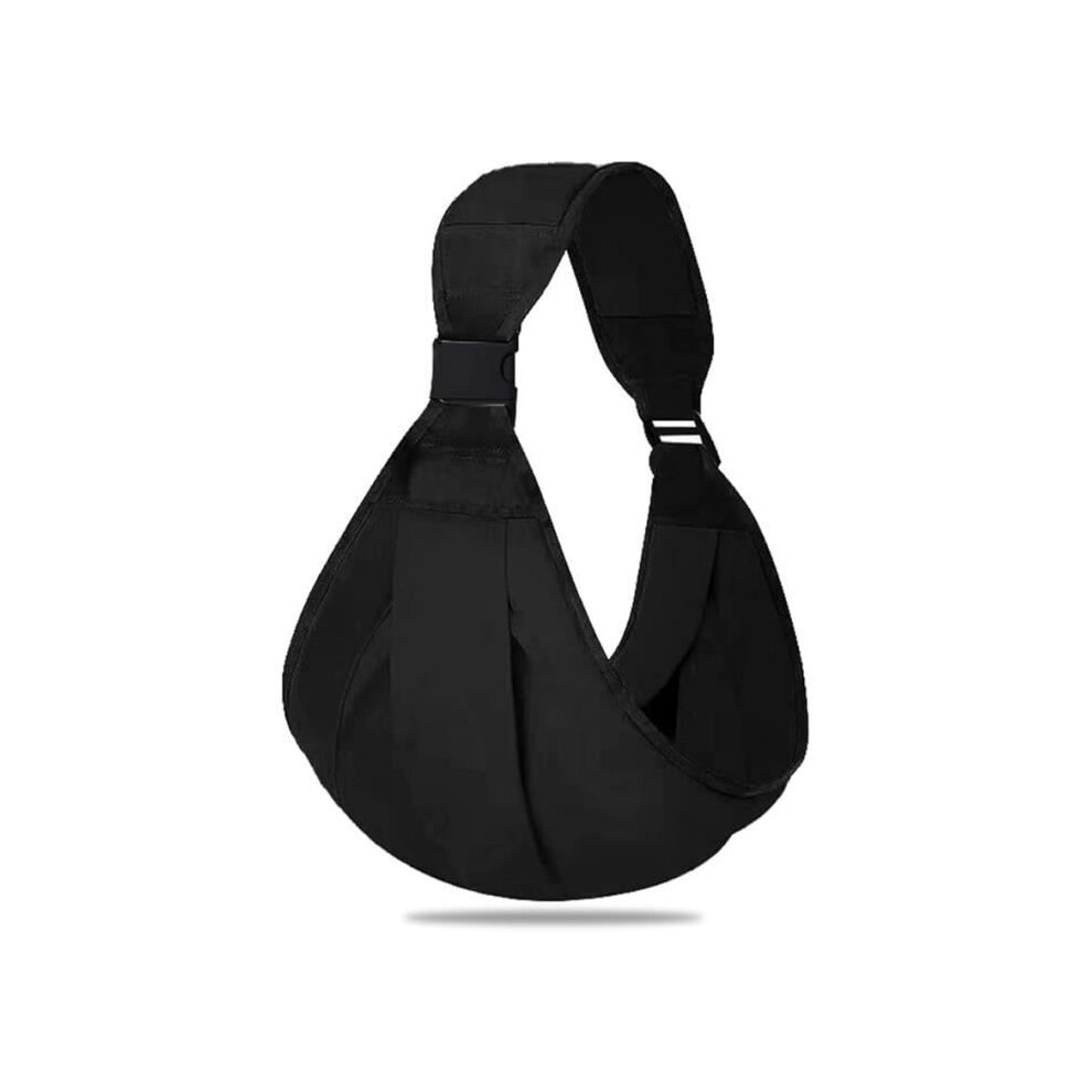 Baby Sling, Baby Carrier, Hip Baby Carrier, For Newborn And Toddler Baby Carriers Up To 20 Kg Black Aihontai