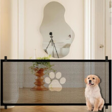 Safety Gate - Portable - 180 x 78 cm - For Dogs - No Drilling - Tear Resistant