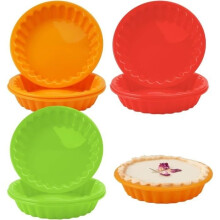 Tartlet Mold, 9Pcs Silicone Tartlet Mold, Mini Tartlet Mold, Tartlet Mold, Individual Quiche Mold, Tart Molds