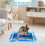 Sensor Water Play Mat - Thick Cat Play Mat - Water Sensor with Fish - Water Sensor Mat 2