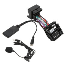 Cuibheoir Aux do Ghluaisteán le Teicneolaíocht Bluetooth5.0 Ardleibhéil, Cuibheoir Gluaisteáin do Citroen C5C6C8C2C3C4 agus Peugeot 207 307 308,