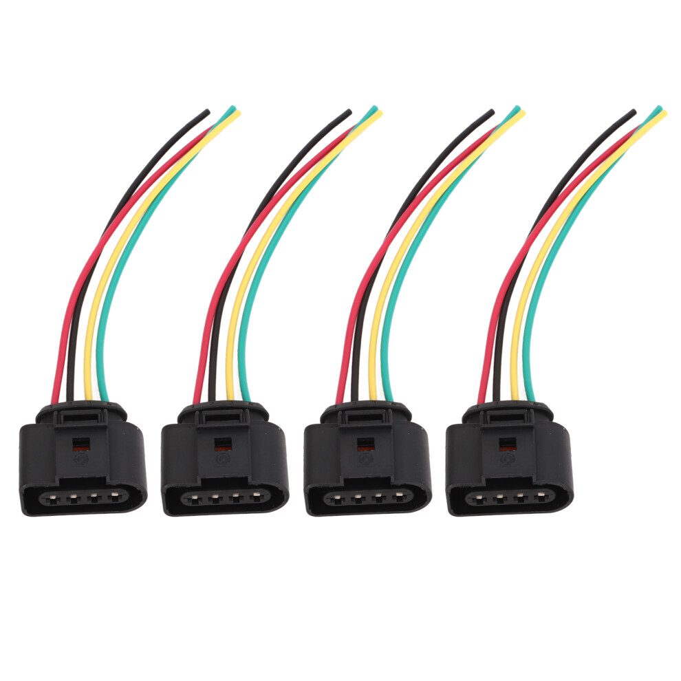 Pigtail Wire Harness For Audi Volkswagen L4 L5, Replacement Connector Compatible With 1J0973724 A3-A8 Q5 Q7 Tt Rs4 Rs6, Ignition Coil Harness With 9433291174845