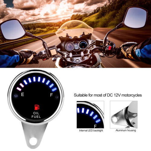 Όργανο μέτρησης μοτοσικλέτας με οθόνη LED και γενική εφαρμογή, στιβαρό ψηφιακό 2