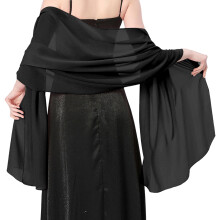 Elegant Shawl Wrap For Women, Sheer Chiffon Fashionable Accessory With Easy To Match Styling, Breathable Fabric For Bridal Wedding Events,