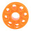 Lightweight Orange Plastic Diving Spool 59ft with Copper Clip 1