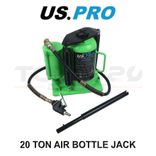 US PRO Tools 20 Ton Air Bottle Jack Pneumatic with Manual Override 8819