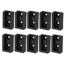 10pcs Heavy Duty Aluminum Closet Rod Bracket Wardrobe Pole Holder AntiRust Easy Install