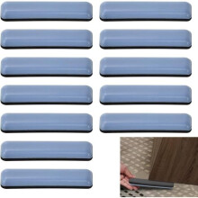 12 stuks meubelpads, zelfklevende teflon meubelpads, rechthoekige meubelpads, meubelglijders