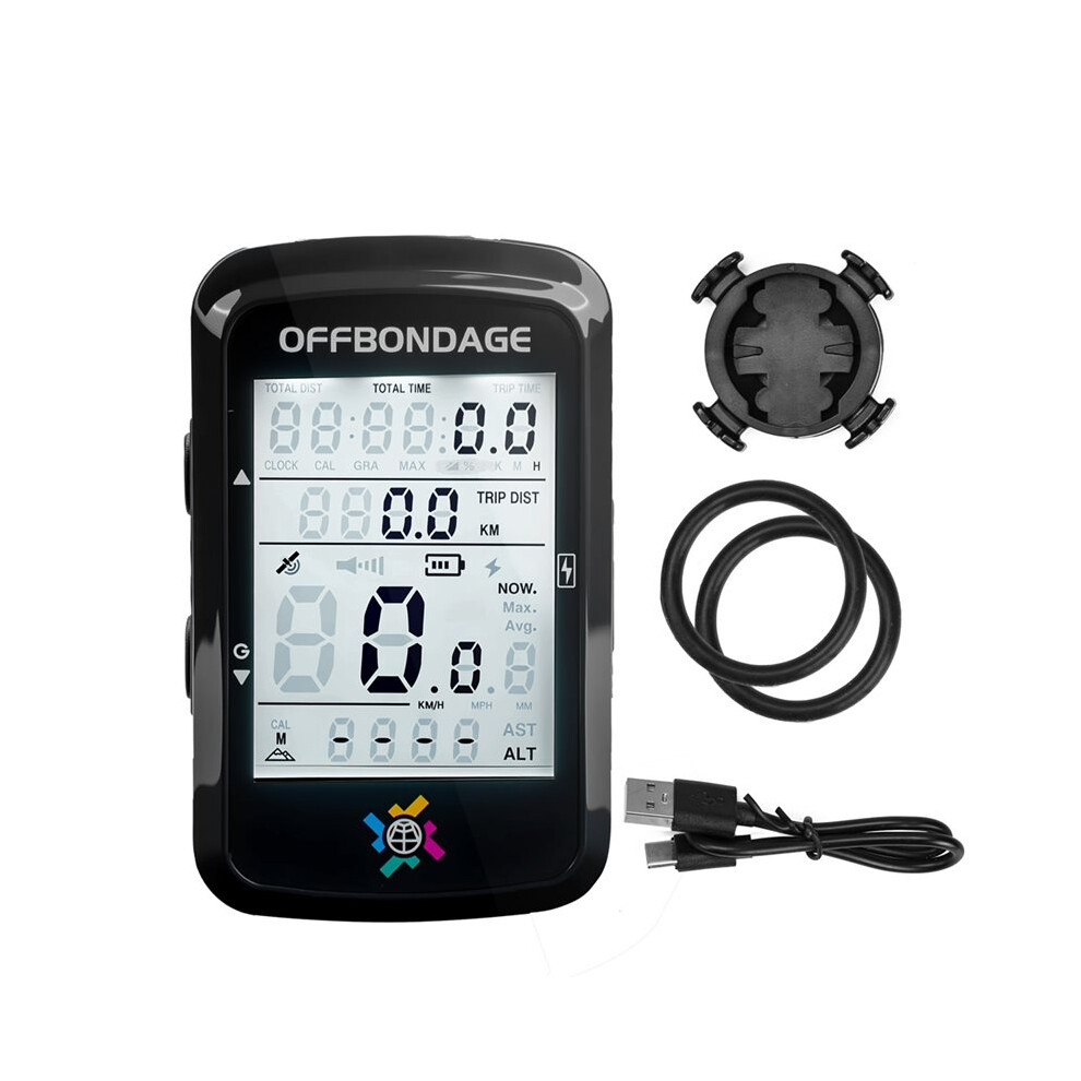 Offbondage Gps Cycling Computer - 2.6-Inch Wireless Speedometer, Waterproof Odometer, Digital Stopwatch For Biking 6034120811615