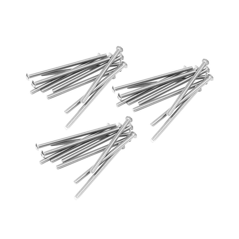 Stainless Steel Button Screw, Hex Socket Bolts Type:m4 / 4Mm Bolt Size:m4 X 75Mm Your Pack Quantity:30 6033893331368