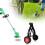 String Trimmer Wheels Adjustable Height Lawn Edger Wheel Set with Triangular Stability Structure 4