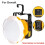 24W 2400LM LED Work Light Portable with Hook for  18V Batteries for 5
