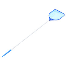 Pool Leaf Skimmer with Telescopic Pole, Fine Mesh Swimming Pool and Pond Debris Removal Net