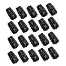 Antiskid Hiking Pole Caps Replacement Reinforced Rubber Tips For Trekking Poles And Hiking Sticks 20Pcs