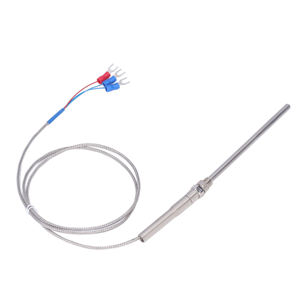 Berm 100Mm Pt100 Temperature Sensor Probe Thermocouple 0-400C 1M Length 8791375875486