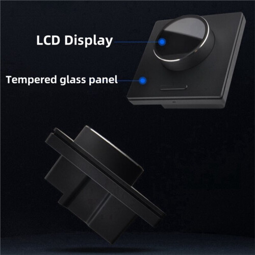 Dimmer  Panel Zigbee Tuya 86 Type Knob Light Brightness Adjustment Voice Control App Remote Control Display 1