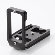 Suporte de Liberação Rápida em L para  D750: Empunhadura Vertical em Liga de Alumínio para Maior Estabilidade e Portabilidade.