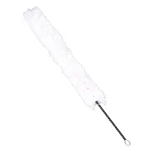 kit de nettoyage premium pour flûte : fil de coton blanc et tampon-ficelle avec brosse métallique