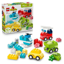 LEGO DUPLO Mein Erstes 10474 Die Kreativen Fahrzeuge - Kreativspiel für Jungen oder Mädchen ab 1 Jahr